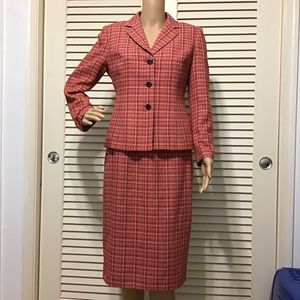 Le Suit Career Blazer Skirt 2 Pc